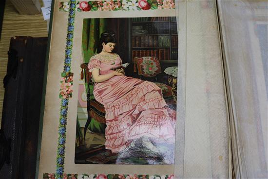 A Victorian scrap album